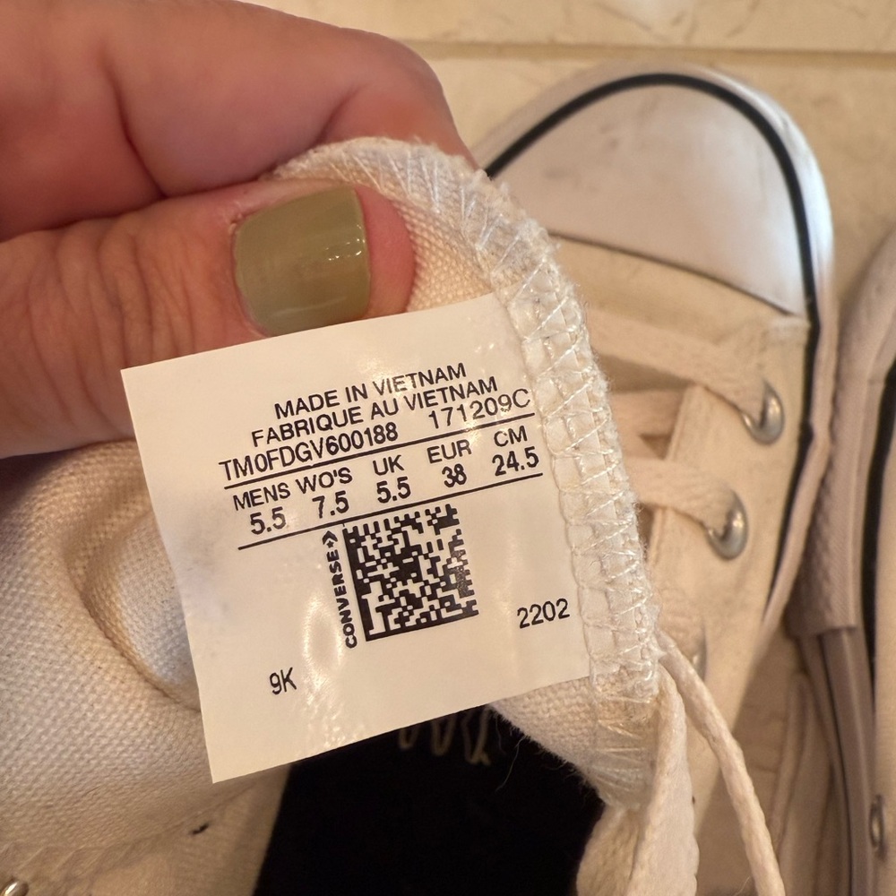 Converse Platform All Star High Top Custom Made C… - image 5